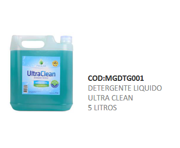 Detergente Liquido ultra Clean 5 Litros