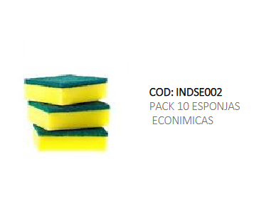 Pack 10 Esponjas Económicas