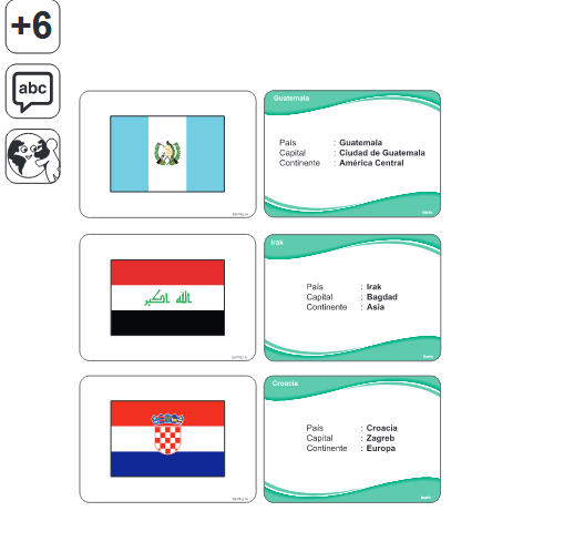 Láminas Banderas del Mundo    D207022