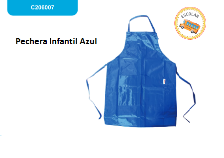 Pechera Infantil Azul     C206007