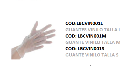 Guantes de Vinilo