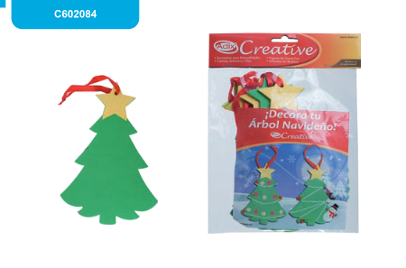 Arboles Navideños de Pañolencii Adhesivo    C604042