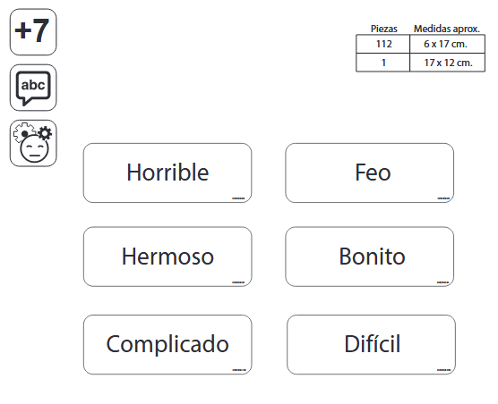 Láminas de Sinónimos y Antónimos    D207050