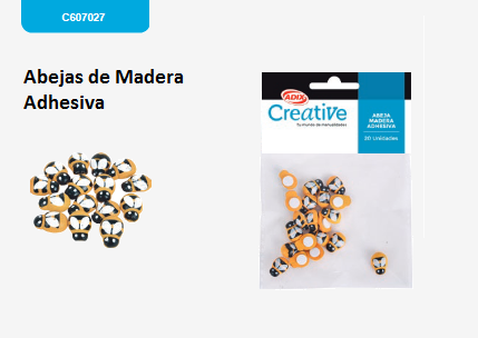 Abejas de Madera Adhesiva     C607027