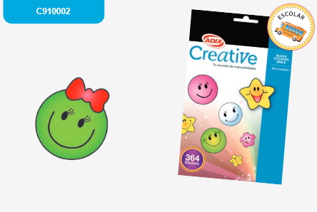 Block Sticker Smile    C910002