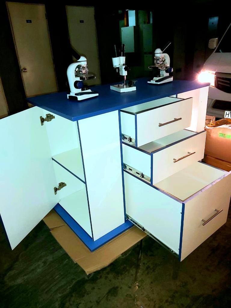 Mueble laboratorio de ciencias