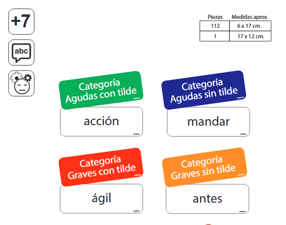 Láminas de Acentuación    D207048