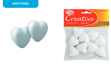 Corazones de Poliestireno    C805002