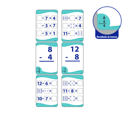 Láminas de Aprendiendo a Restar     D207035
