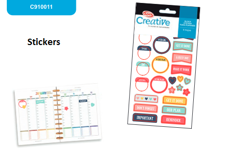 Block Sticker para Planner    C910011