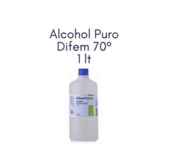 Alcohol Puro Difem 70°