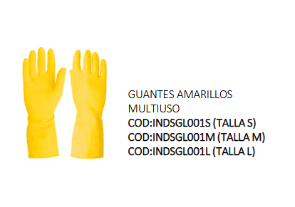 Guantes Amarillos Multiuso