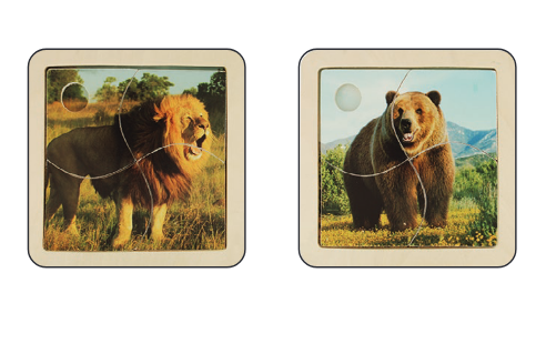 Puzzles de Animales    D302033 - D302034