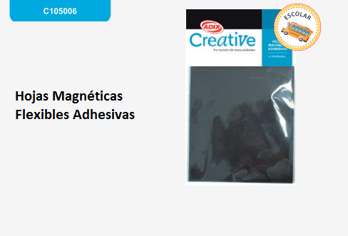 Hojas Magnéticas Flexibles Adhesivas    C105006